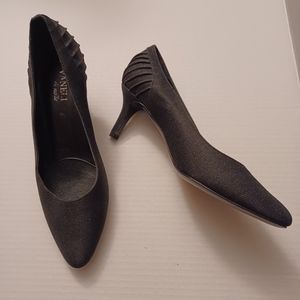 2/$50 Black Sparkly Heels - Size 10N